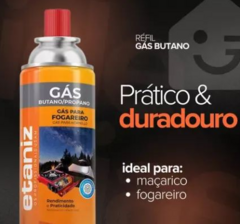 Kit 8pçs Refil Gas Butano/Propano Maçarico e Fogão 400ml/227g - Loja Balancer