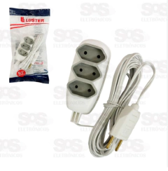 Extensão Tripolar 2p + T 5m Luster