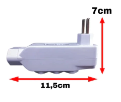 Plug Adaptador De Tomada C/ 4 Entradas kapbom na internet