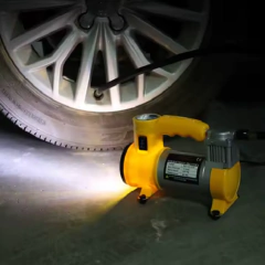 Compressor Bomba de ar para Carro 12v 150w 100PSI Com Lanterna Moto, Carro e Bike - loja online