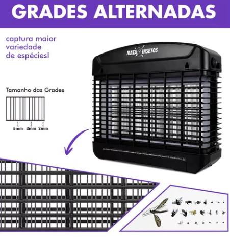 Mata Mosquitos e moscas Comercial 220v - 1900v