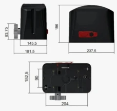 Motor Garen DZ Casa 1/4 Deslizante 400kg na internet