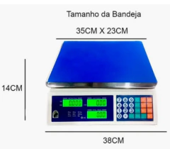 Balanca Digital 40kg 5g Recarregável Bivolt - comprar online