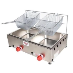 Fritadeira Profissional a gás 10L 2 Cubas Cefaz Baixa pressão na internet