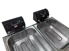 Fritadeira Elétrica 10L Profissional 2 Cubas Equipe Inox - Loja Balancer