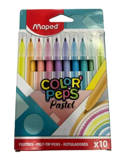 MARCADORES MAPED DE COLORES PEPS x10- Cod: 4694