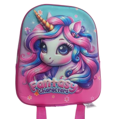 MOCHILA CHICA UNICORNIO FANTASY- Cod: 8887