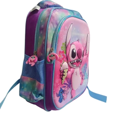 MOCHILA CHICA STICH ROSA- Cod: 8887 en internet