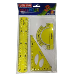 SET DE GEOMETRIA FLEXIBLE x3 - Cod: 0238
