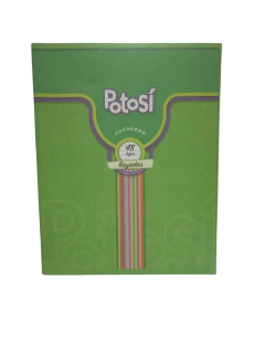 CUADERNO TAPA FLEXIBLE POTOSI 48 HOJAS - COD: 9110