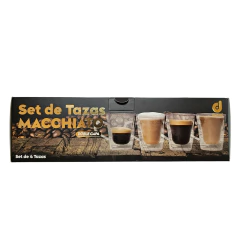 SET TAZAS MACCHIATO X4 - COD: TM1044 - comprar online