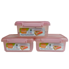 HERMETICO TRANSPARENTE CON TRABA 1L - Cod: 117204 - El Pampa Distribuidora