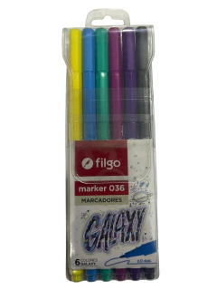 MARCADORES FILGO GALAXY x6- Cod: 60463