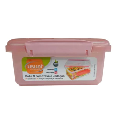 HERMETICO TRANSPARENTE CON TRABA 1L - Cod: 117204