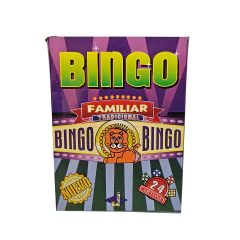BINGO 96 CARTONES MADERA - COD: 180