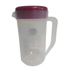 JARRA REDONDA DE 2 LITROS DE PLÁSTICO TRANSPARENTE CON MEDIDOR - Cod: 119096 - comprar online