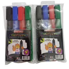 MARCADOR PERMANENTE SMALLER x4- Cod: 5967 en internet
