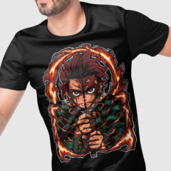 Camiseta Tanjiro Kamado Demon Slayer Green Dragon