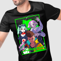 Camiseta Cyberpunk Edgerunners Green Dragon