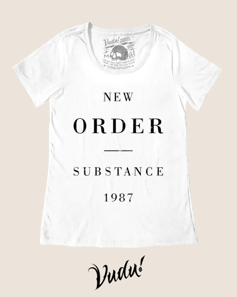 Blusinha New Order Substance 1987