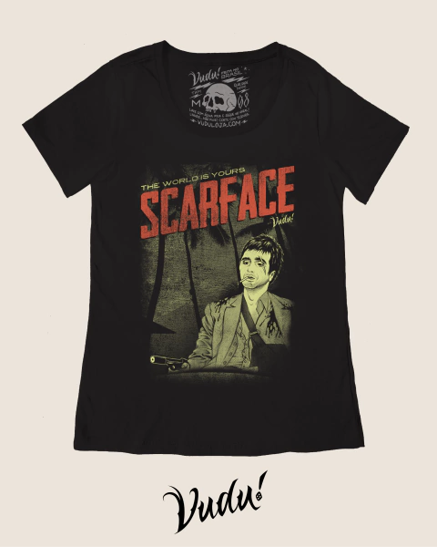 Blusinha Scarface Al Pacino The World is Yours