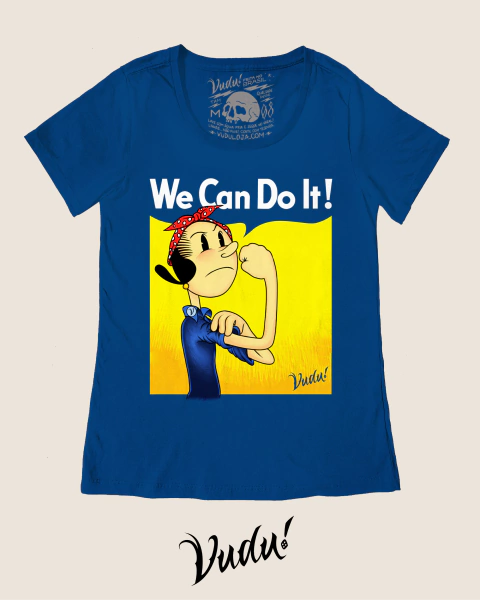Blusinha We Can Do It! Olivia palito feminismo feminista empoderamento feminino