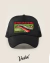 Black trucker hat featuring a bold graphic with the text "GO FAST OR GO TO HELL" and a stylized shark design.