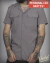 Camisa Work Shirt Lisa Cinza Chumbo - Personalize Grátis!