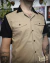 Camisa Work Shirt Lisa Ocre-Preta - Personalize Grátis! na internet