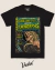 Black 'Chilling Tales from the Xenomorphs' tee with Alien & Facehugger. Vintage sci-fi horror comics style!