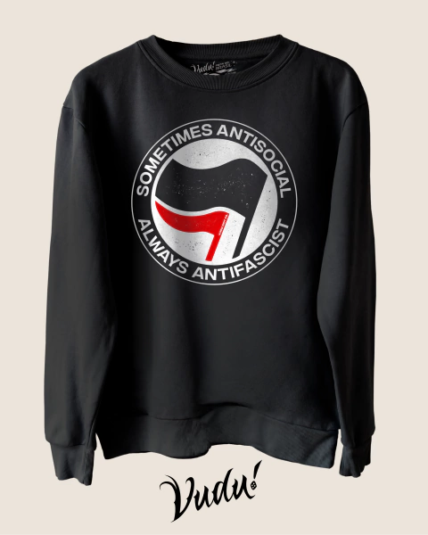 Blusa de Moletom Antifa Flag - comprar online