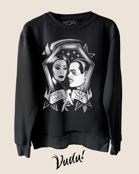 Blusa de Moletom Morticia & Gomez Addams - comprar online