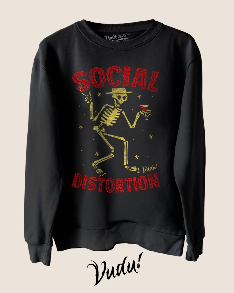 Blusa de Moletom Social Distortion Skull - comprar online