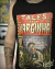 Regata preta com estampa de quadrinhos intitulada "Tales From Varginha", apresentando um alienígena e elementos de terror.