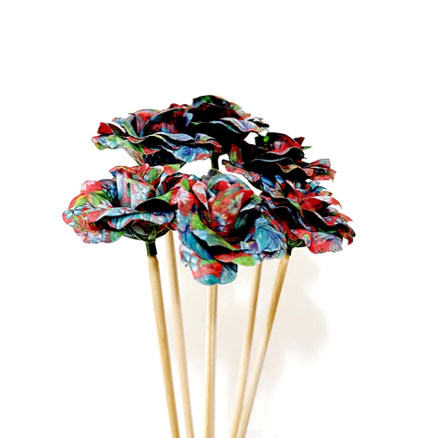 2 Varetas Estampa Azul - comprar online