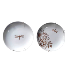 Dupla Pratinhos Libélulas - Casa Pequiá 