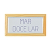 Quadro Mar Doce Lar