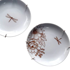 Dupla Pratinhos Libélulas - loja online