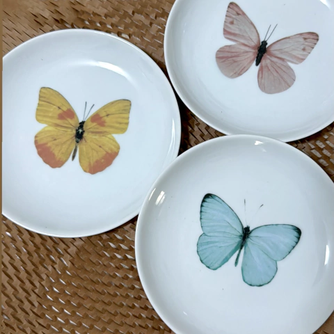 Pratos Borboletas “Unitário” - comprar online