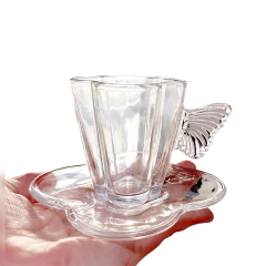 Jogo 4 “Café” Borboleta transparente na internet