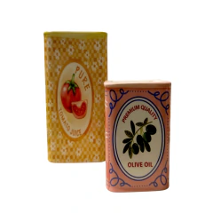 Dupla de Vasinhos Vintage – Cerâmica Tomate e Azeite - Casa Pequiá 
