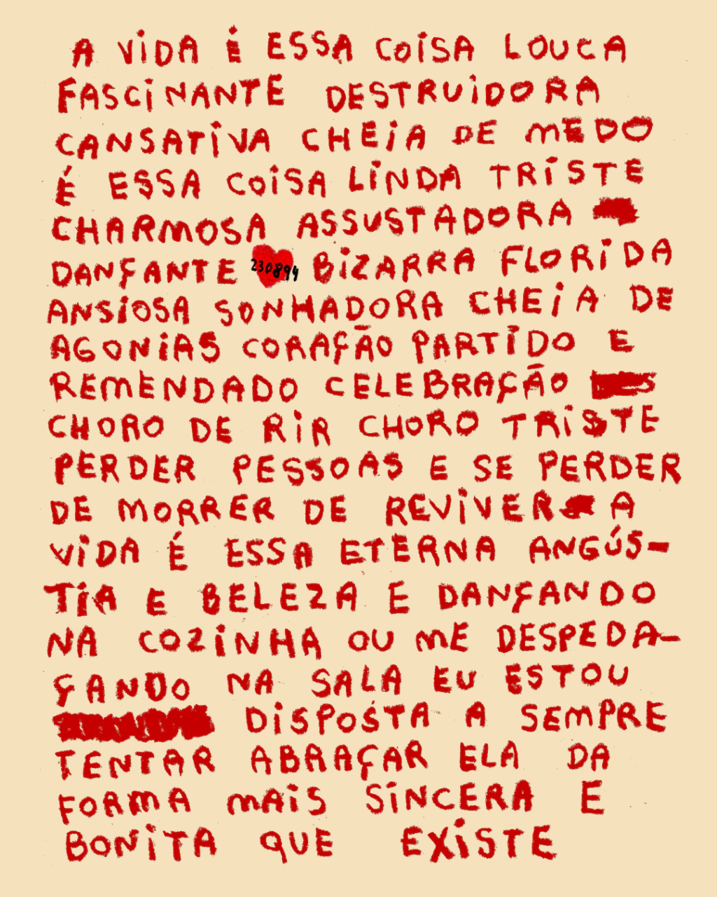 a vida é essa coisa