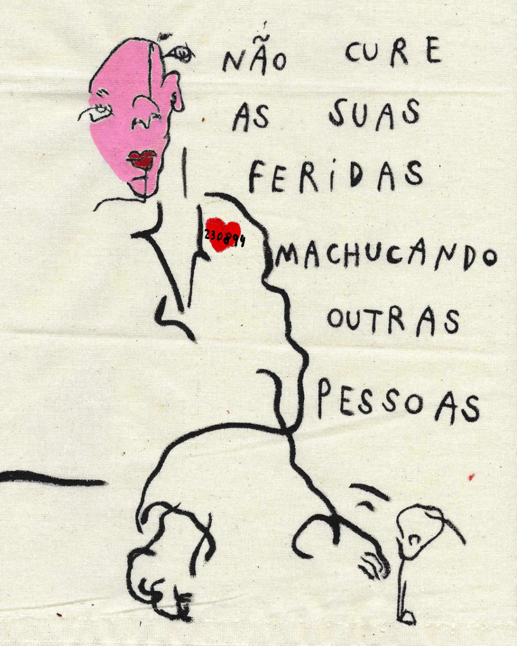 não cure suas feridas machucando outras pessoas
