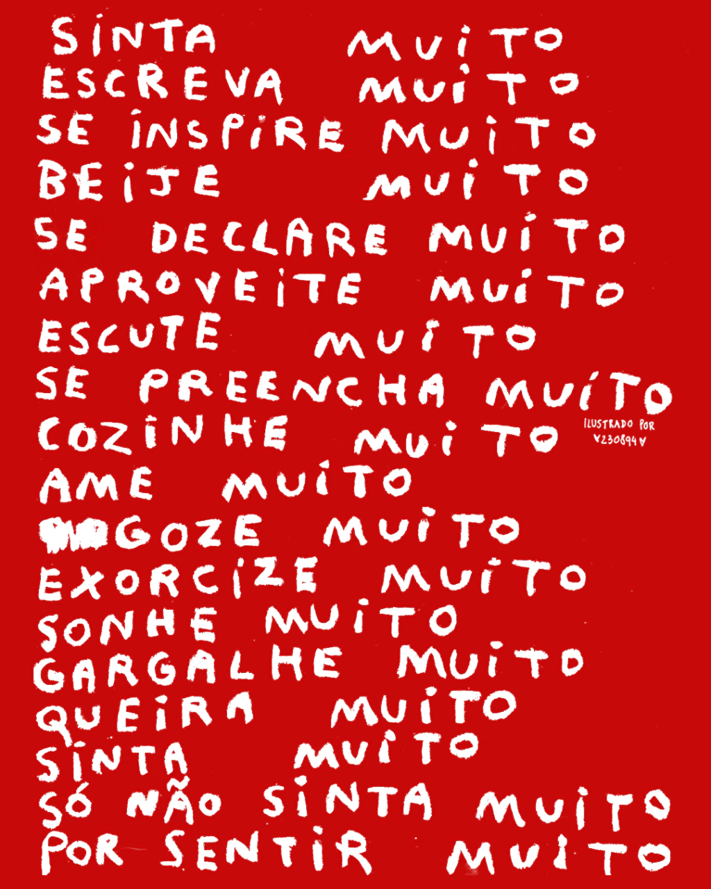 sinta muito