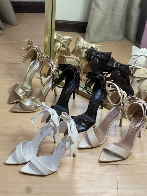 Sandália Luna com Laço Salto 10cm - comprar online