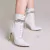 Bota London/Enfeite strass cristal,salto 10 cm (FORMA PEQUENA,INDICAMOS UMA NUMERAÇÃO A MAIS) - comprar online