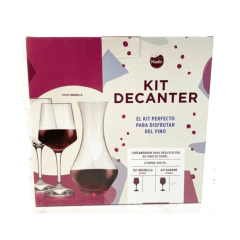 Kit Decantador con dos copas - comprar online