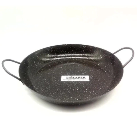 Paellera con asas enlozada Nº 24