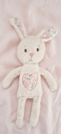 Conejo de peluche estampa floral