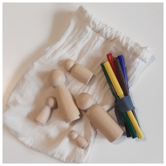 Familia Peg Dolls